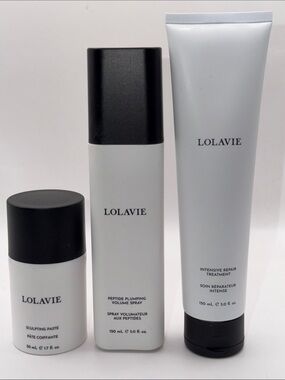 Bundle of LOLAVIE Haircare/SculptPaste, Repair T’ment, Volume Spray ALL F/S+NEW!